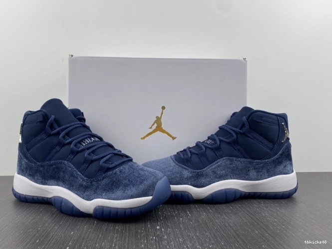 Rep TBkick Air Midnight WMNS Jordan Velvet 11 AR0715-441 Navy 0728
